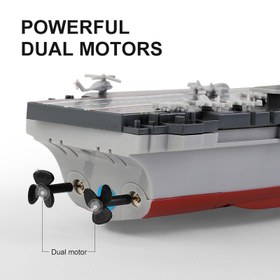 تصویر کشتی کنترلی ناو هواپیمابر طرح ماکت مقیاس کوچک value با سرعت 15 کیلومتر 