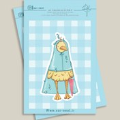 تصویر استیکر اردک بارونی Sticker