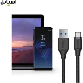 تصویر کابل تبدیل USB به Type-C آکی (AUKEY) مدل CB-AC1 به طول 1.2 متر 