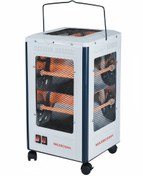 تصویر بخاری برقی کوارتز MAXBOSHH MB‑K2 توان 2000 وات | گرمای سریع و ایمن MAXBOSHH MB‑K2 Quartz Electric Heater (2000 W) | Fast & Safe Heating