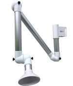 تصویر هود بازویی دیواری کلاهک پلاستیکی شفاف کروی طول ۱.۵ متر (کد EAW75396L-WTR) 