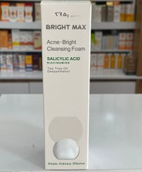 تصویر فوم پاک کننده صورت آکنه برایت مکس 