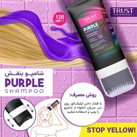 تصویر شامپو ضدزردی وقرمزی مو گیاهی تراست shampoo