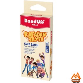 تصویر چسب زخم کودک بندوف Banduff مدل Rafadan Tayfa بسته 10 عددی Banduff Rafadan Tayfa Yara Bandı 10PCs 