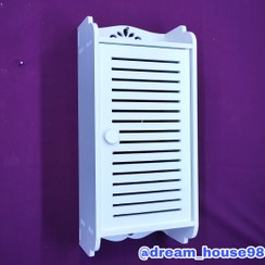 تصویر شلف پوشاننده لوله و شیرگاز عمودی (طرح کرکره) 