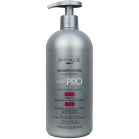 تصویر شامپو موهای رنگ شده بایفاس مدل Color protect حجم 750 میلی لیتر BYPHASSE HAIR PRO SHAMPOO BOUCLES RESSORTS 750ML CURLY HAIR