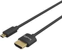 تصویر کابل SMALLRIG Micro HDMI به HDMI، کابل فوق العاده نازک HDMI 55cm/1.8Ft، Super Flexible Slim Speed ​​4K 60Hz HDR HDMI 2.0، برای GoPro Hero 7/6 / 5، برای Sony A6600 / A6400-3043 