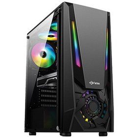 تصویر کیس کامپیوتر فاطر FG 523X Mid Tower مشکی Fater FG-523X Mid Tower Black Computer Case