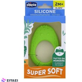 تصویر دندانگیر سیلیکونی چیکو طرح آووکادو +2ماه (super soft) چیکو