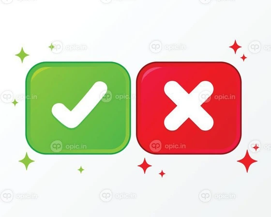 خرید و قیمت دانلود آیکون متقاطع و علامت تیک آیکون مجموعه تصویر کارتونی ...