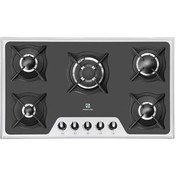 تصویر اجاق گاز شیشه ای پرنیان مدل PB5214 مشکی Parnian PB5214 Glass Gas Stove Black