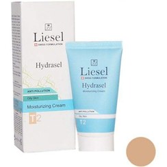 تصویر کرم مرطوب کننده رنگی هیدراسل T1 لایسل 40 میل Liesel Hydrasel Moisturizing Cream 40 ml