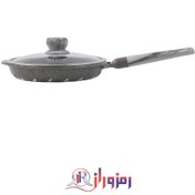 تصویر تابه گرانیتی لایف اسمایل مدل FLCM4F 28 LIFE SMILE FLCM4F-28 Non-stick Frying Pan