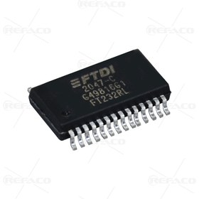 تصویر آی سی اینترفیس UNKNOWN 28PIN,,SMD SSOP28,USB UART IC FT232R 