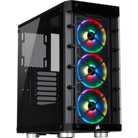 تصویر خرید کیس کامپیوتر Corsair iCue 465X RGB - شاسی مید تاور - سیاه 