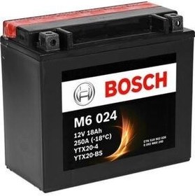 تصویر باتری باطری M6024 18 موتور سیکلت آمپر Bosch 