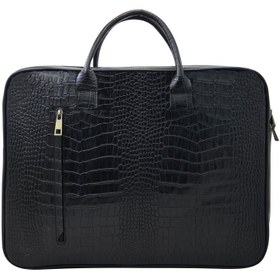 تصویر کیف چرم دست دوز D-404 