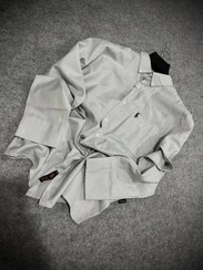 تصویر پیراهن مردانه پولو آستین بلند نخ پنبه سایز M تا 3XL 