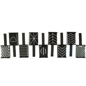 تصویر مگنت ناخن طرح دار مجموعه ۹ عددی 