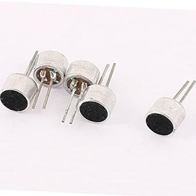 تصویر NEW LON0167 5pcs Mini 2 Pin 66 DB Condenser Pickup Electret Microphone 6mm x 5mm(5 stücke Mini 2-P-in 66 DB Kondensator Pickup Elektret Mikrofon 6mm x 5mm 