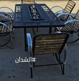 تصویر میز اتشدان 