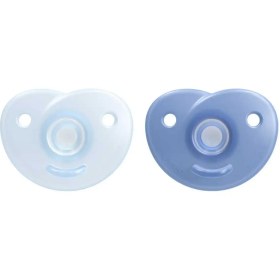 تصویر پستانک اورجینال فیلیپس اونت 0 تا 6 ماه آبی کد SCF099/21 Original Philips Avent Pacifier 0-6 months blue code SCF099/21