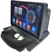 تصویر مانیتور11 اینچ اندروید پژو 206 قاب بالا مدل T3L برند mediatech Monitor 11 inch Android Peugeot 206 top frame model T3L mediatech brand