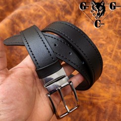 تصویر کمربند دولایه چرم مردانه Men's belt