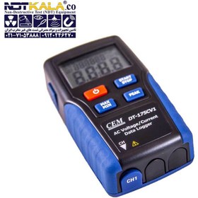 تصویر دیتالاگر جریان و ولتاژ مدل DT-175CV1 برند CEM AC Current and Voltage Datalogger DT-175CV1