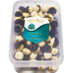 تصویر کشک توپی قره قروتی دو رنگ 