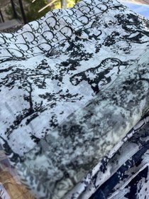 تصویر شال ابریشم - سرمه ای Shall