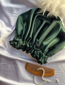 تصویر کلاه خواب ساتن – نرم، ضدحساسیت و محافظ مو | - سبز Satin Sleep Cap – Soft, Anti-Allergy & Hair Friendly | Free Shipping