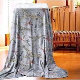 تصویر پتو مسافرتی شبنما طرح ایفل یکنفره 