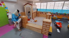 تصویر استخر شن ناخدا ام دی اف سایز 3 متر در 3 متر