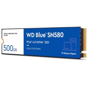 تصویر اس اس دی WD Blue SN580 اینترنال 500 گیگابایت وسترن دیجیتال M.2 ا Western Digital WD Blue SN580 500GB M.2 NVMe Internal SSD Western Digital WD Blue SN580 500GB M.2 NVMe Internal SSD