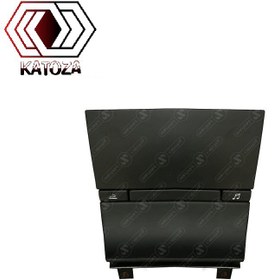 تصویر قاب رادیو و زیر سیگاری داشبورد پژو ۴۰۵ مشکی قدیم 