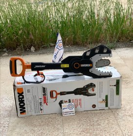 تصویر اره برقی متحرک ورکس مدل WG307E Works mobile chainsaw model WG307E