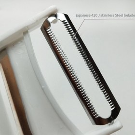 تصویر پوست کن مدل چهاره کاره - سفید 