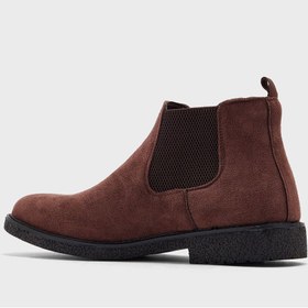 تصویر چکمه‌های چلسیا از جیر مصنوعی برند robert wood Faux Suede Chelsea Boots