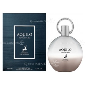 تصویر ادوپرفیوم الحمبرا آکویلو پور هوم Alhambra Aquilo Pour Homme مردانه حجم 100 میلی لیتر ا Alhambra Aquilo Pour Homme Eau De Perfum 100 ml For men Alhambra Aquilo Pour Homme Eau De Perfum 100 ml For men