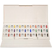 تصویر آبرنگ افرا حرفه ای 24 رنگ ا Afra 24 color Watercolours Afra 24 color Watercolours