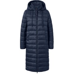 تصویر کاپشن پر سرمه ای زنانه چیبو 