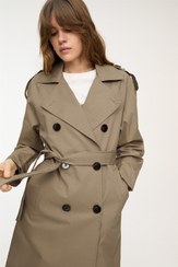 تصویر کت زنانه Pull & Bear Belted trench coat 