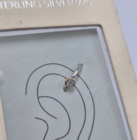 تصویر پرسینگ نقره گوش کد N0015 