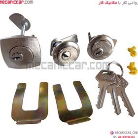 تصویر قفل سوئیچی درب های جانبی و صندوق ضد سرقت عقب پیکان و پراید (سه گانه) تیتان Locks and hinges