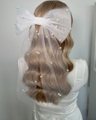 تصویر تور عروس پاپیونی 