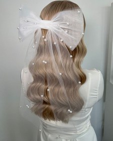 تصویر تور عروس پاپیونی 