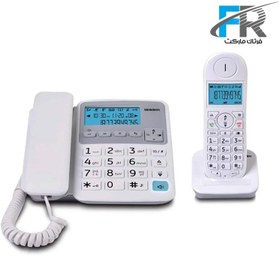 تصویر گوشی تلفن بی سیم یونیدن مدل AT4501 Uniden AT4501 Combo Corded & Cordless Phone