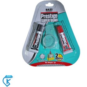 تصویر چسب دوقلو Razi Prestige 14gr ا Razi Prestige Super Bond twin adhesive Razi Prestige Super Bond twin adhesive