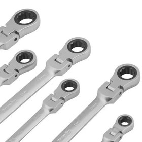 تصویر ست آچار جغجغه ای تاشو رونیکس مدل RH-2174 سایز ۸ تا ۱۷ میلی‌متر 